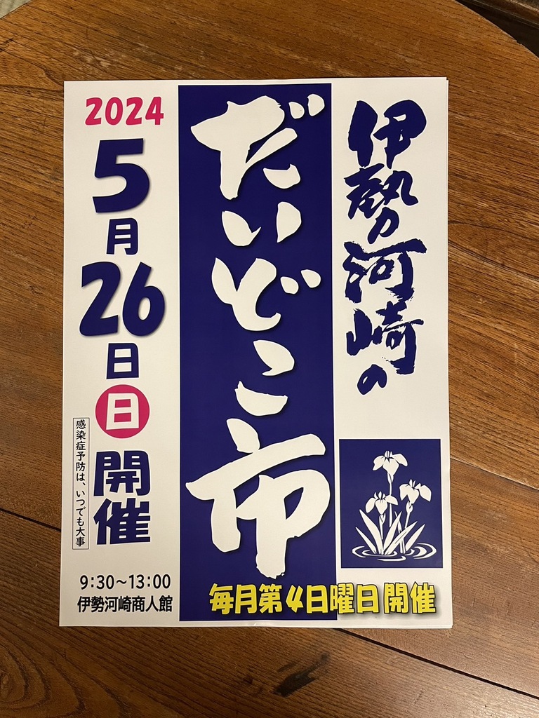 第四日曜日だいどこ市開催