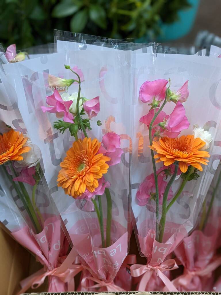 卒業式の花2