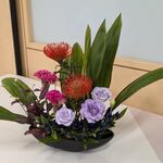 9月フラワーアレンジ講座　皆様の作品