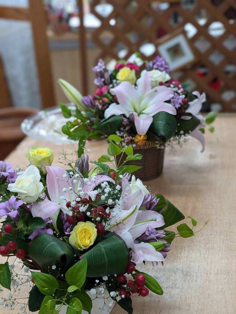 マンツーマンフラワーアレンジ講座