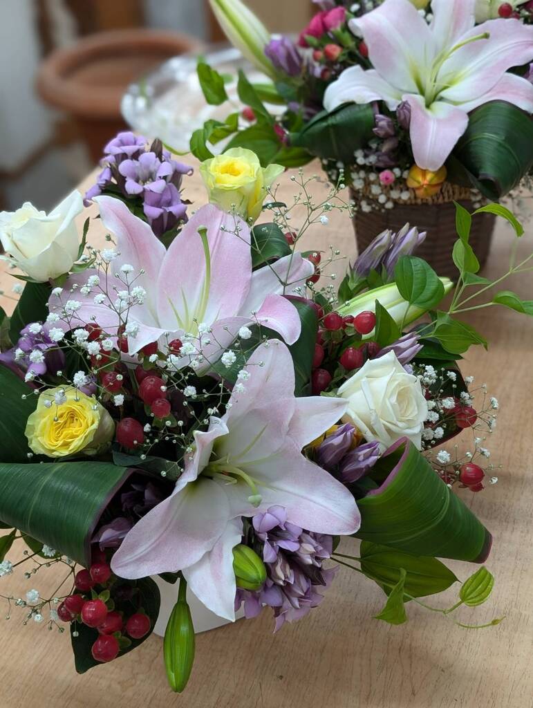 マンツーマンフラワーアレンジ講座2