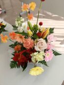 今月のアレンジフラワー講座　