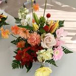 今月のアレンジフラワー講座　