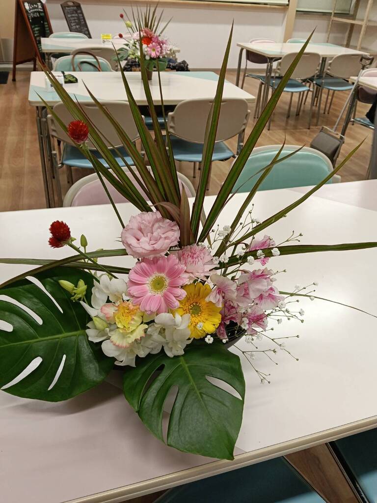 アレンジフラワー講座　皆様の作品